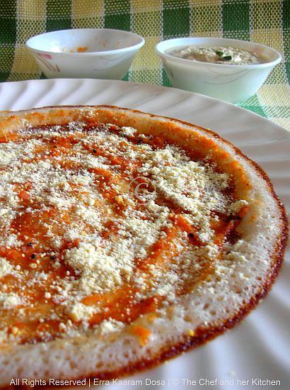 Erra Karam special dosa