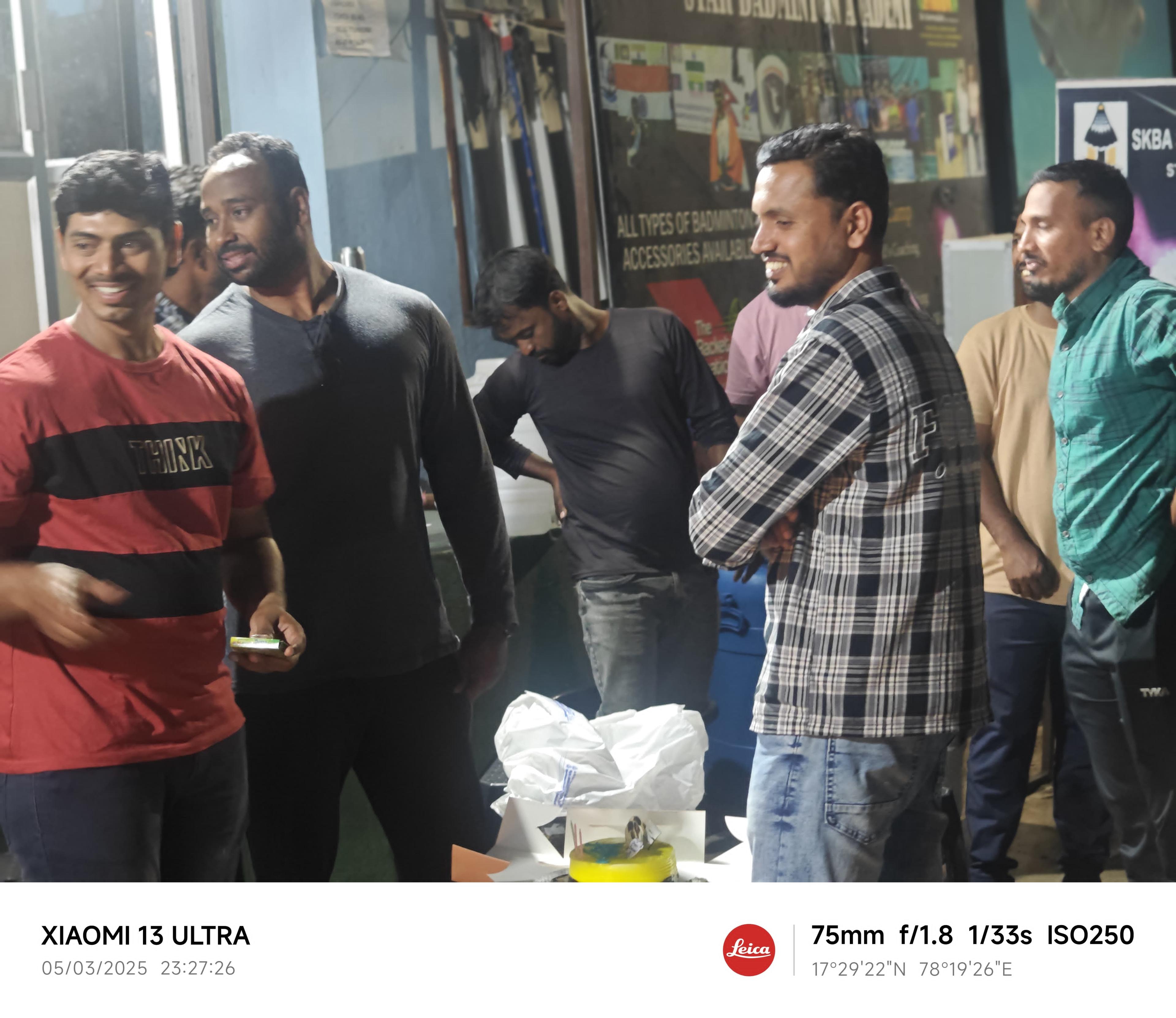 Customers enjoying their food